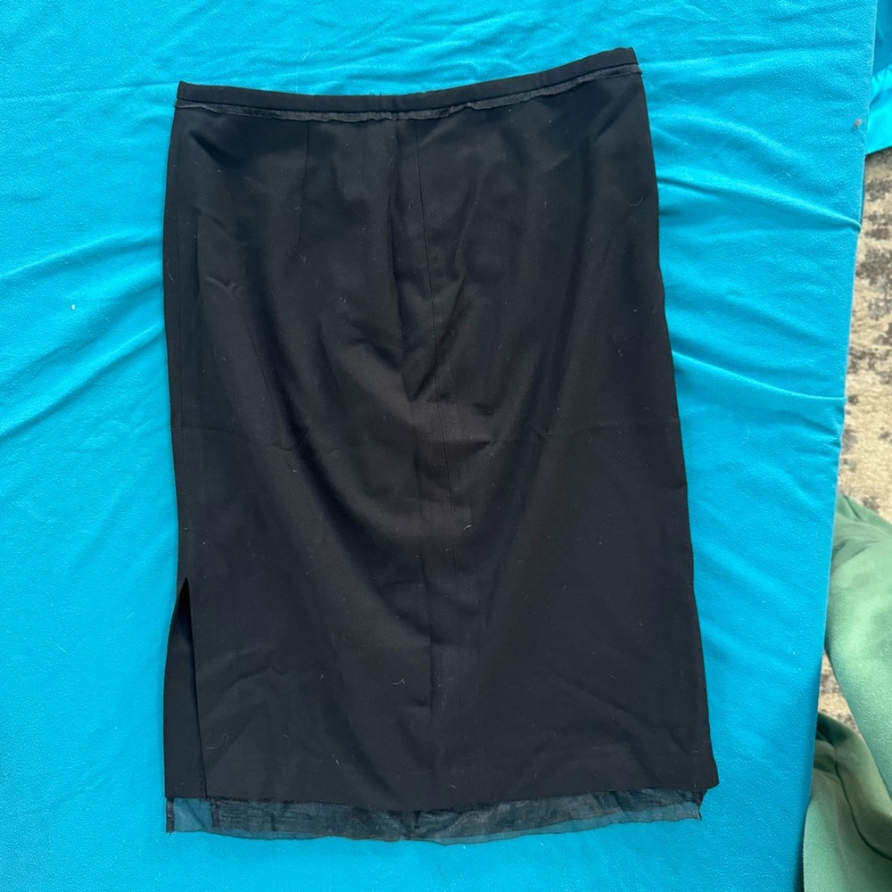 The Limited Elegant Black Pencil Skirt